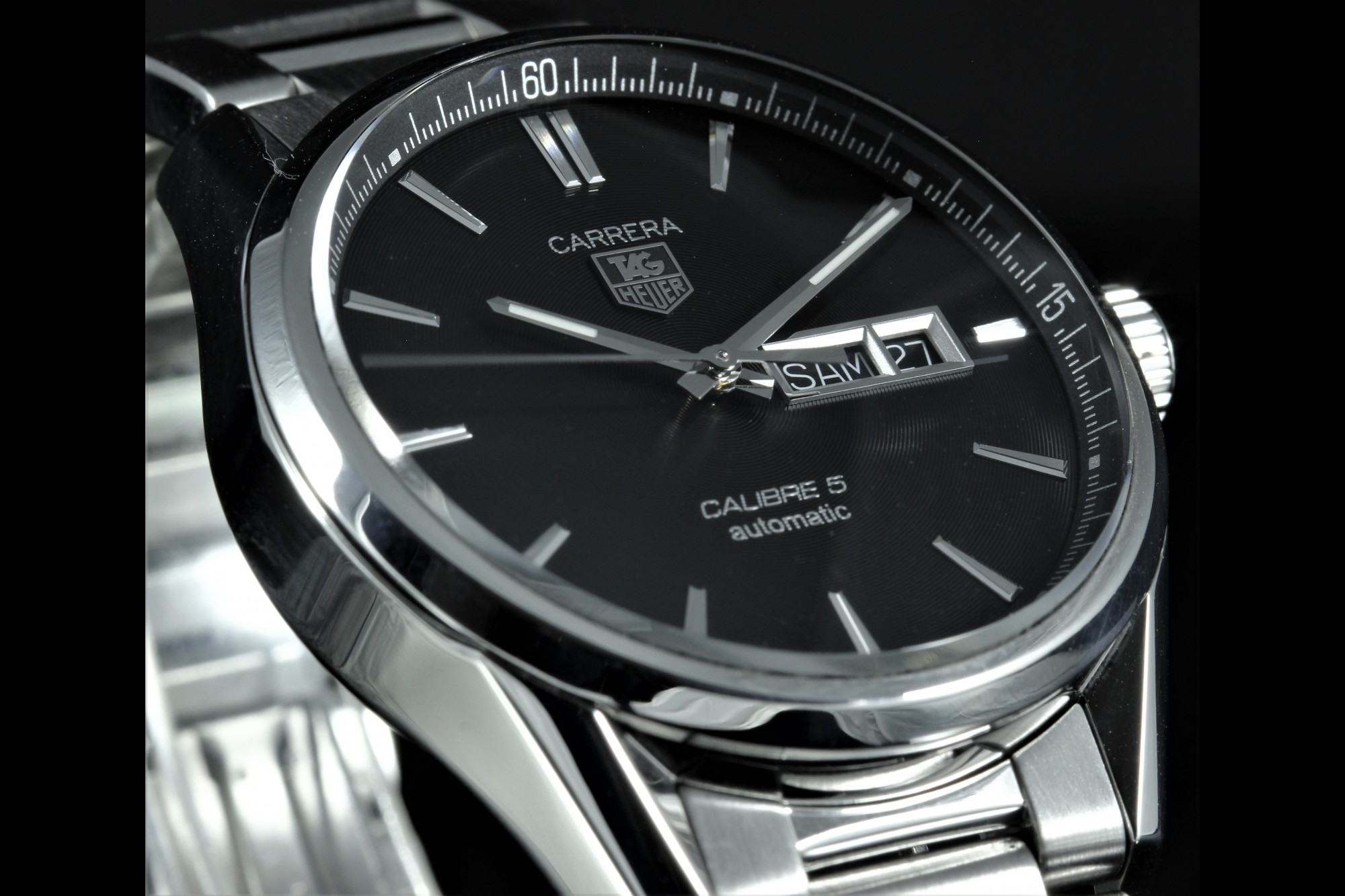 tag heuer carrera calibre 5 automatic watch 39mm