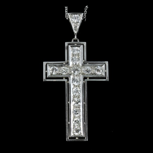 Croix diamants