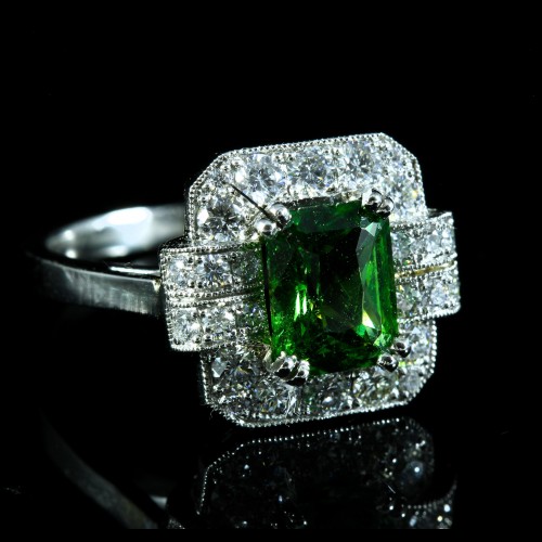 Bague Tsavorite