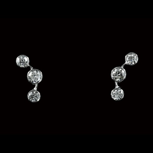 Boucles d'oreilles diamants