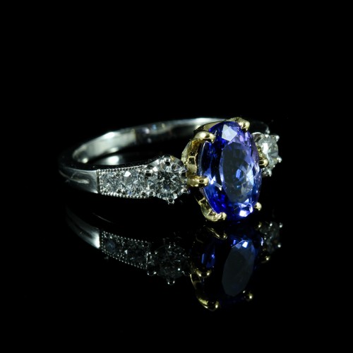 Bague tanzanite