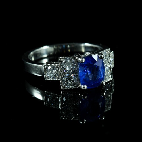 Bague saphir