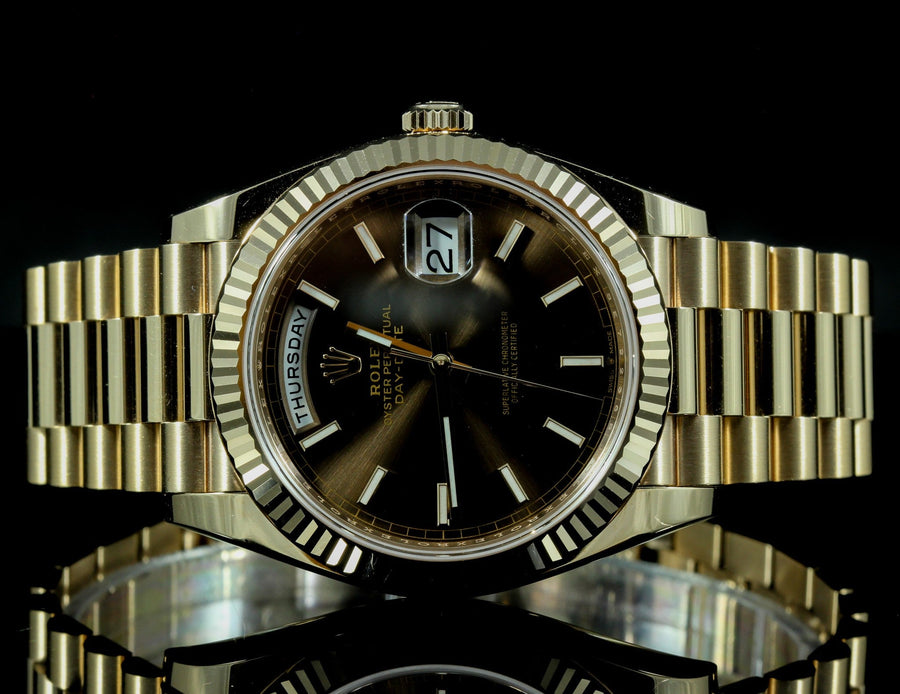 Rolex Day-Date 40 en or Everose – L’icône des montres de prestige