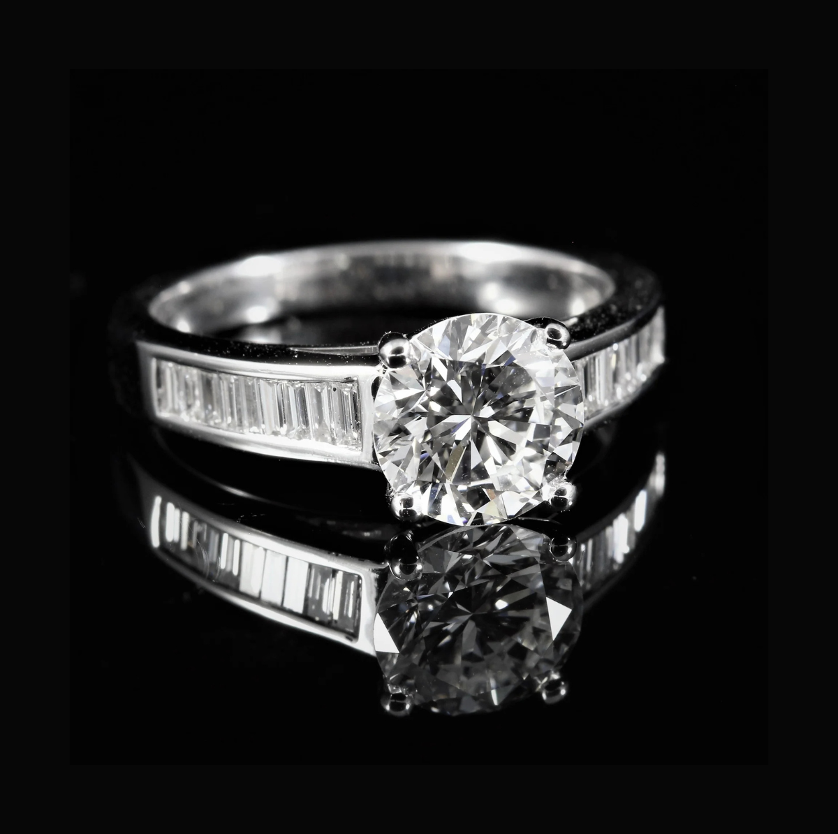 Bague solitaire diamant