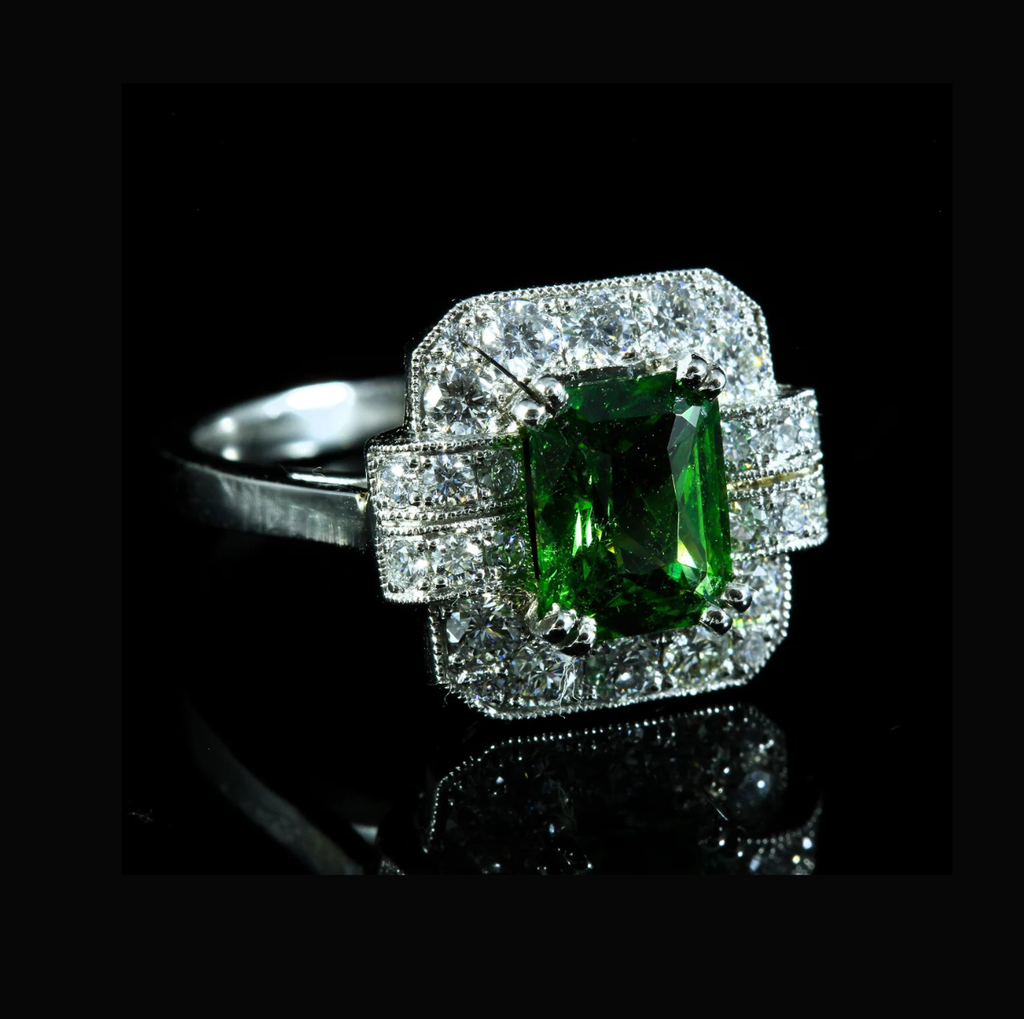 Bague Tsavorite