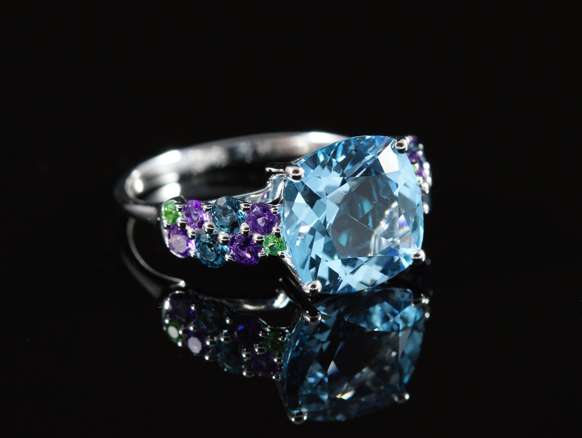 Bague composition de bleus