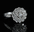 Bague composition diamants