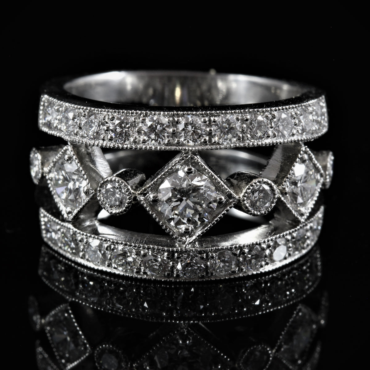 Bague diamants