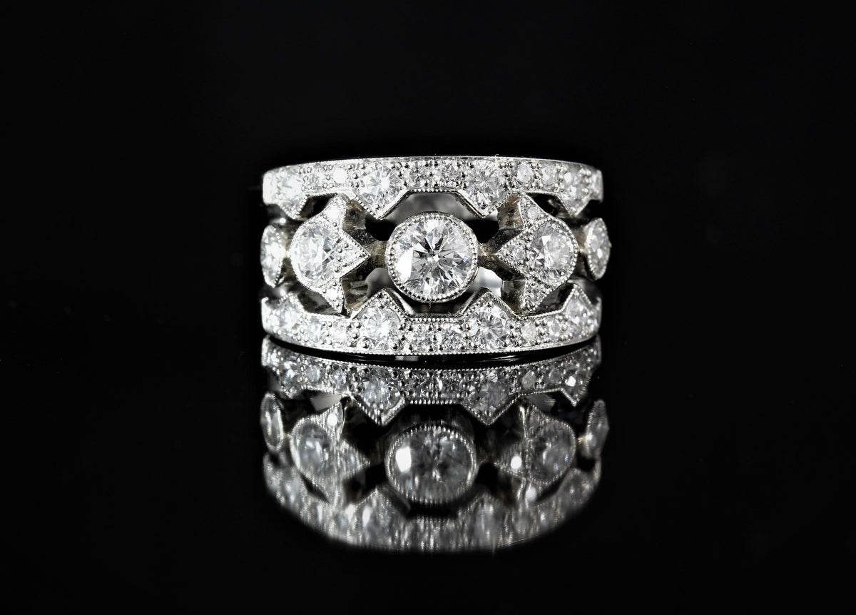 Bague diamants
