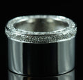 Bague or blanc et diamants