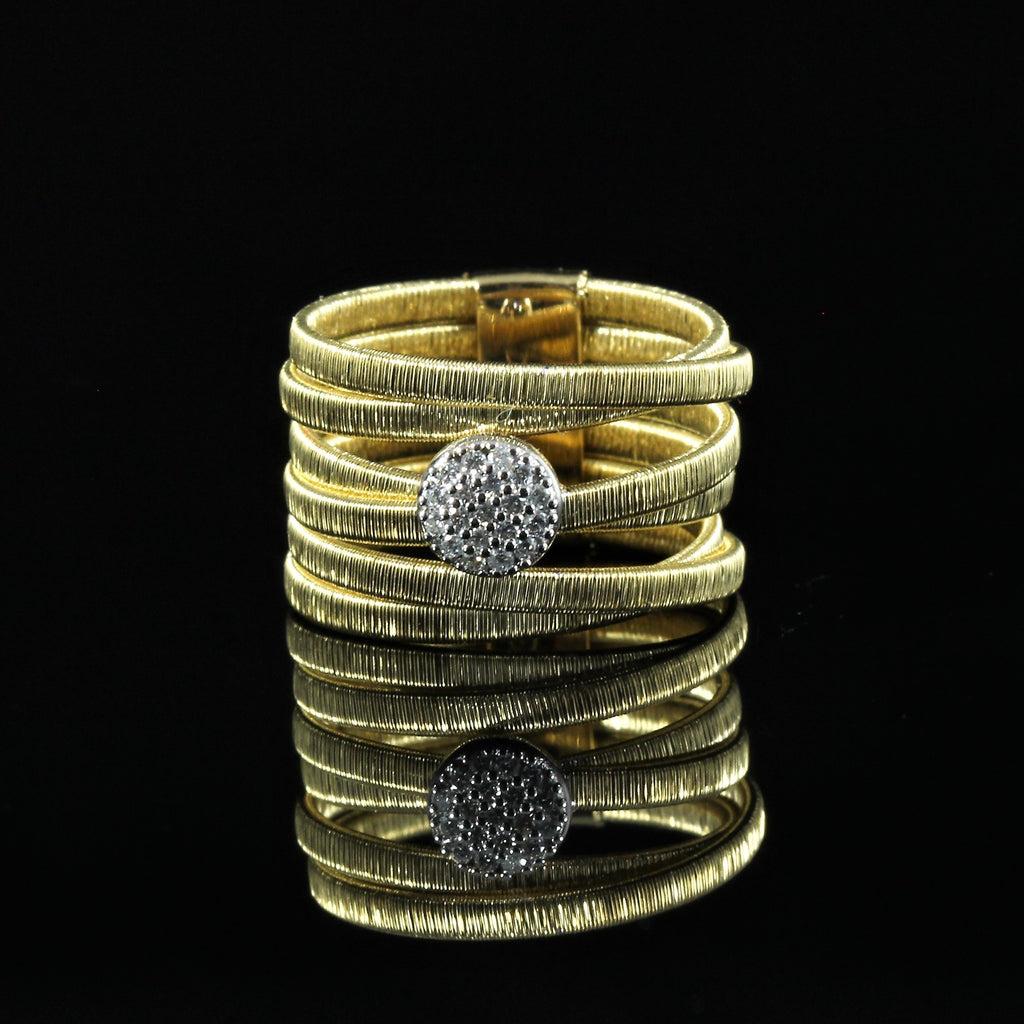 Bague or et diamants