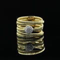 Bague or et diamants