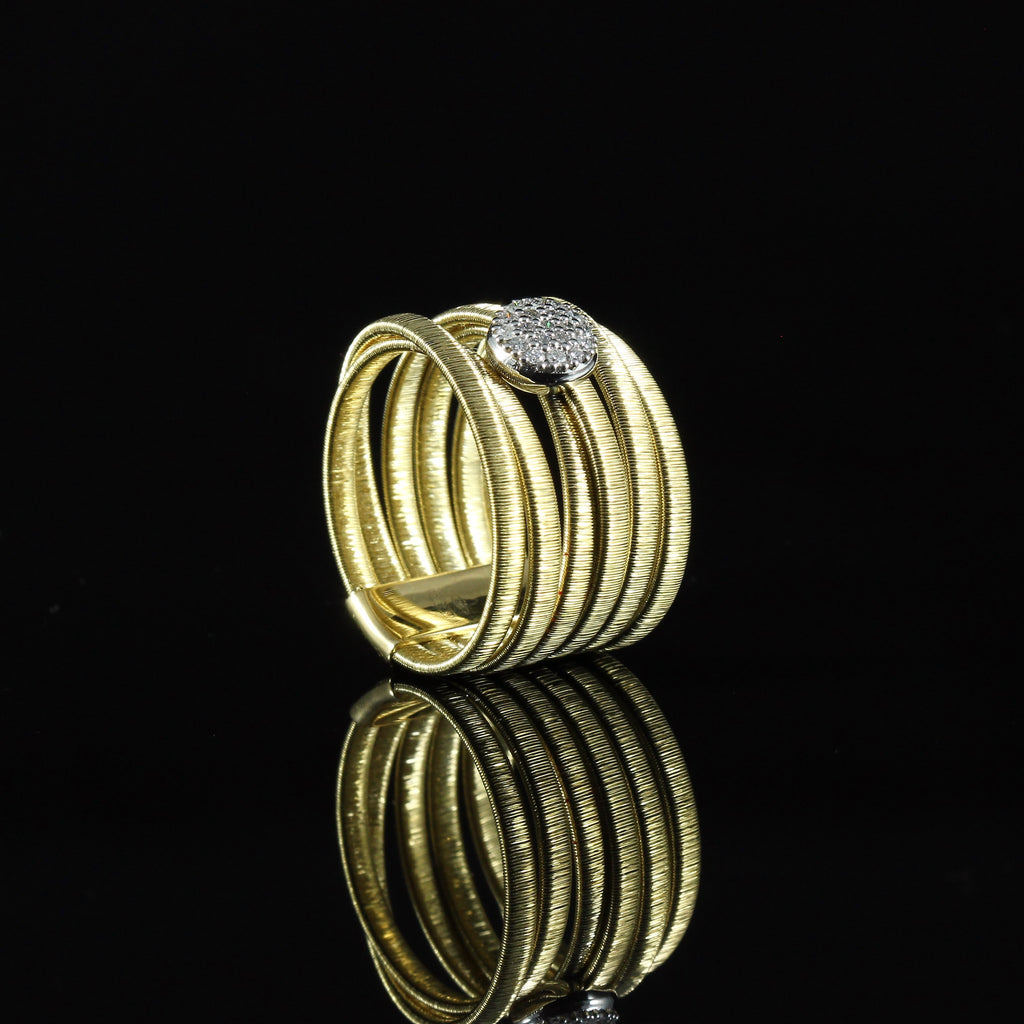 Bague or et diamants