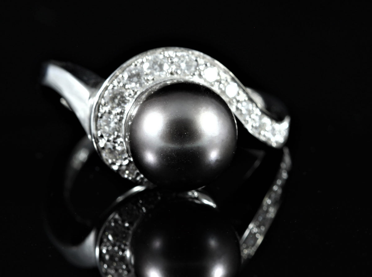 Bague perle