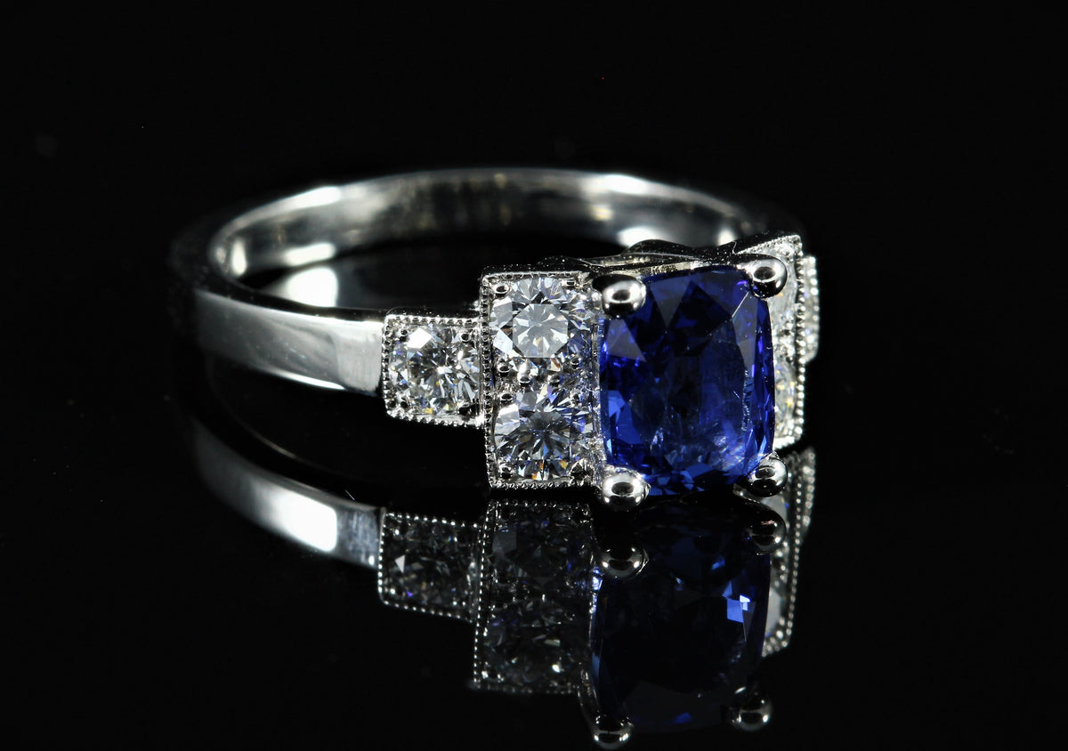 Bague saphir