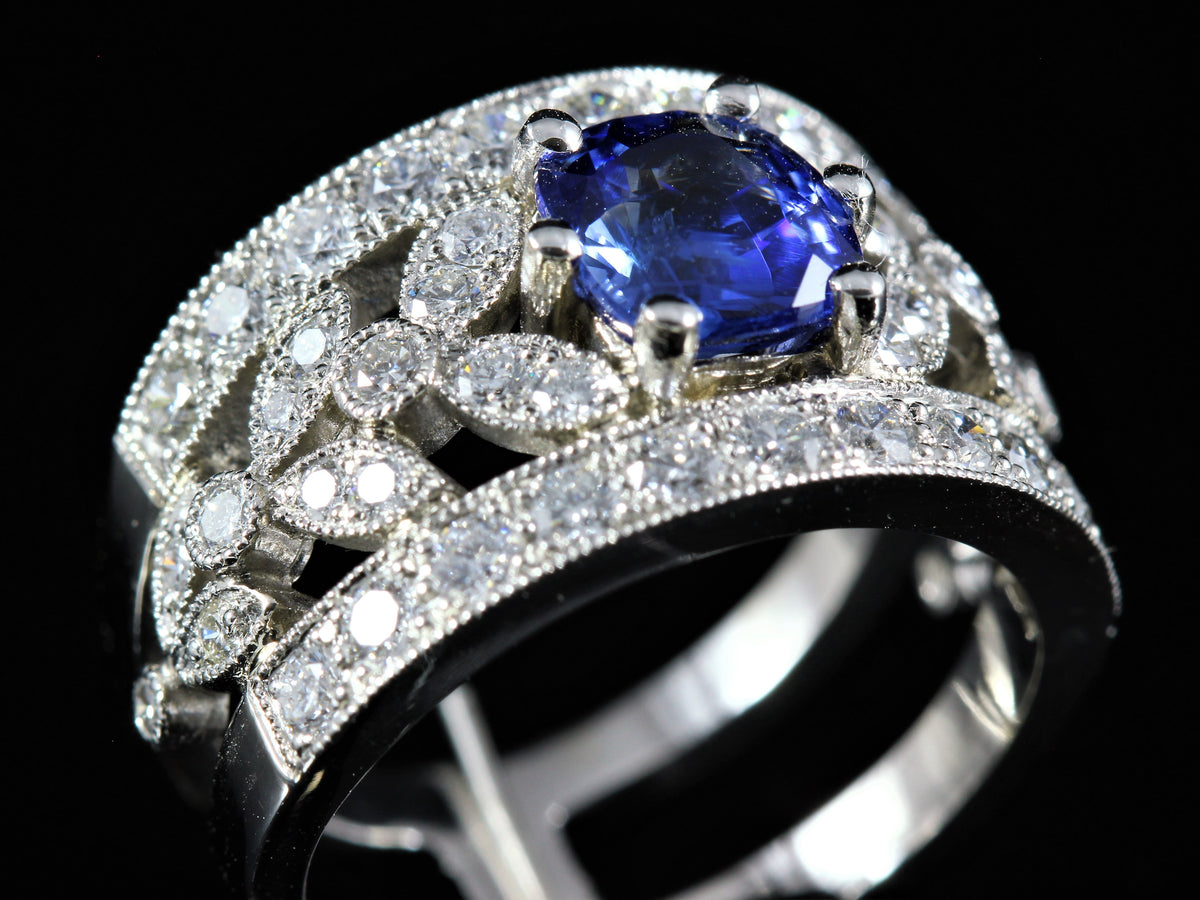 Bague saphir