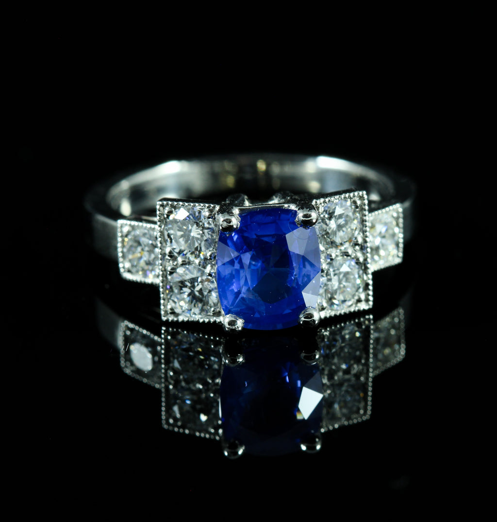 Bague saphir