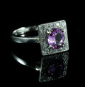 Bague saphir rose