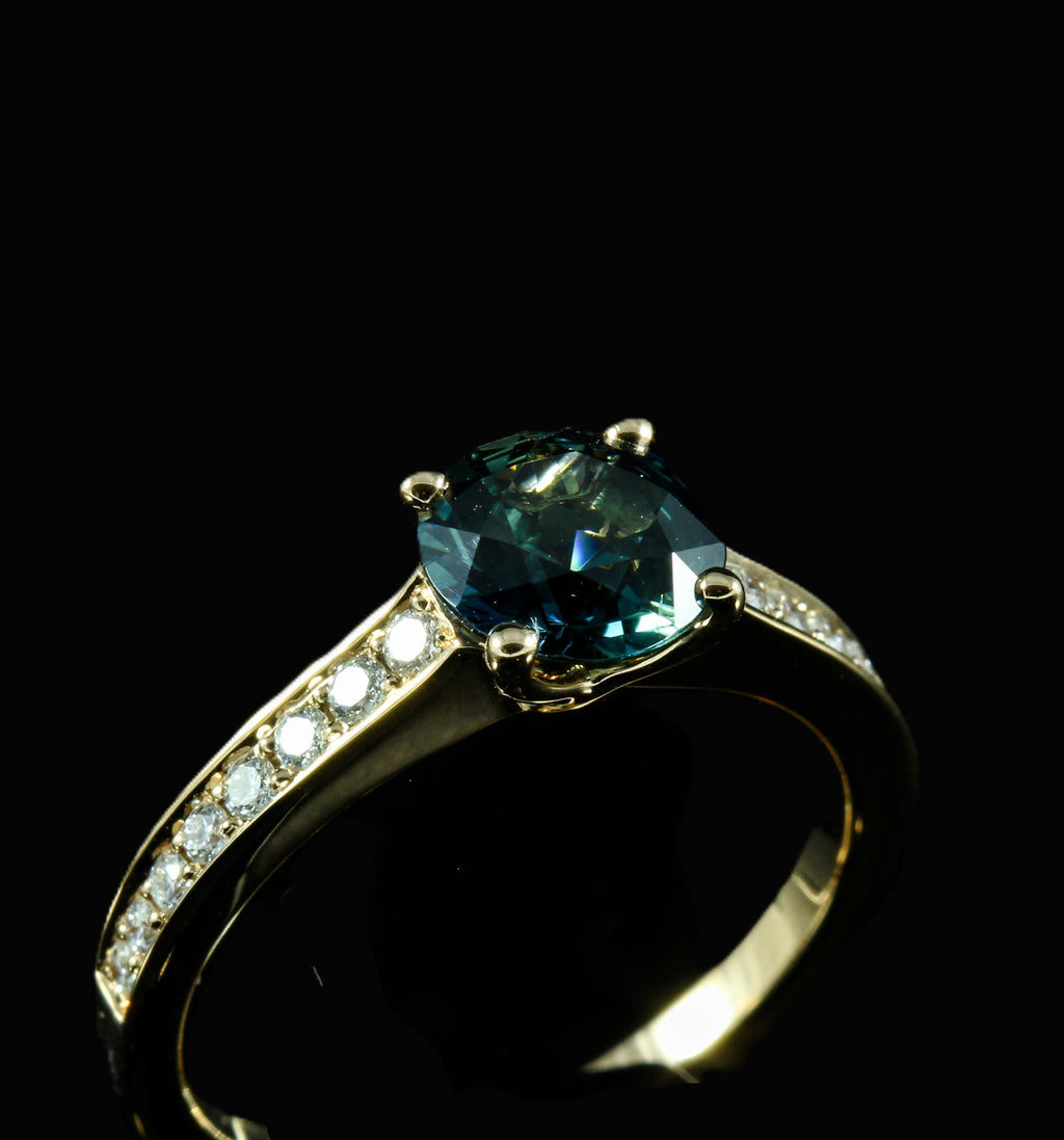 Bague Saphir Teal