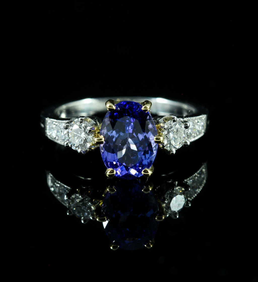 Bague tanzanite