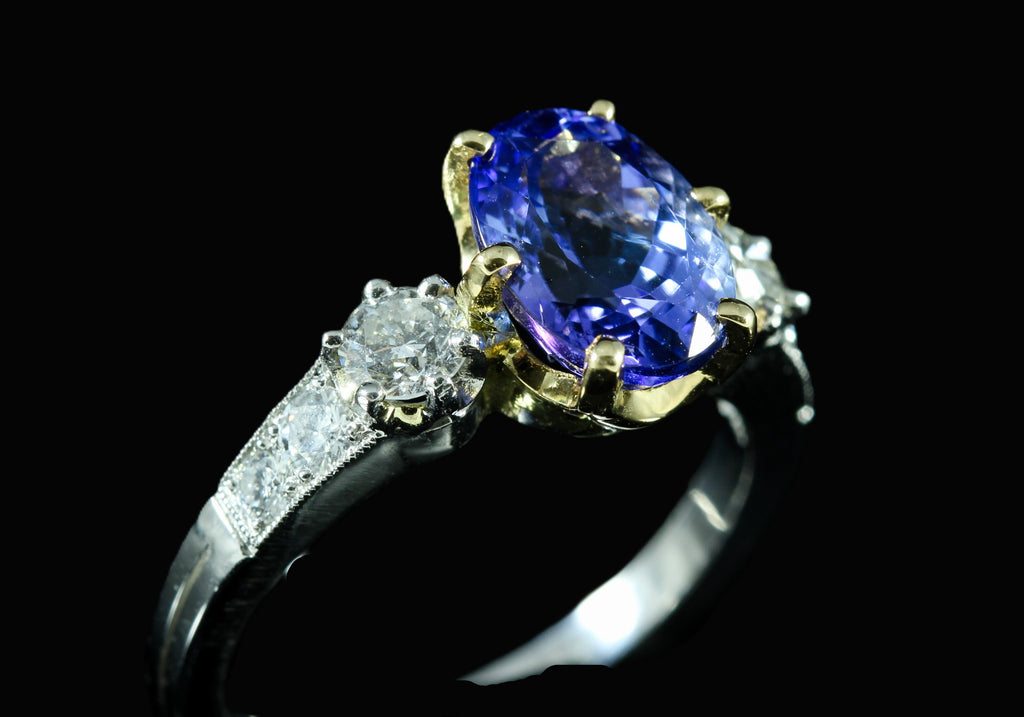 Bague tanzanite