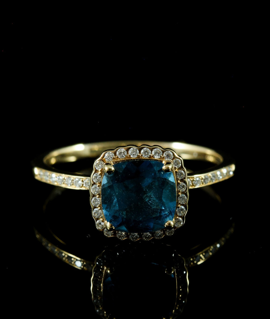 Bague topaze blue London