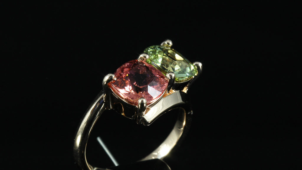 Bague tourmalines