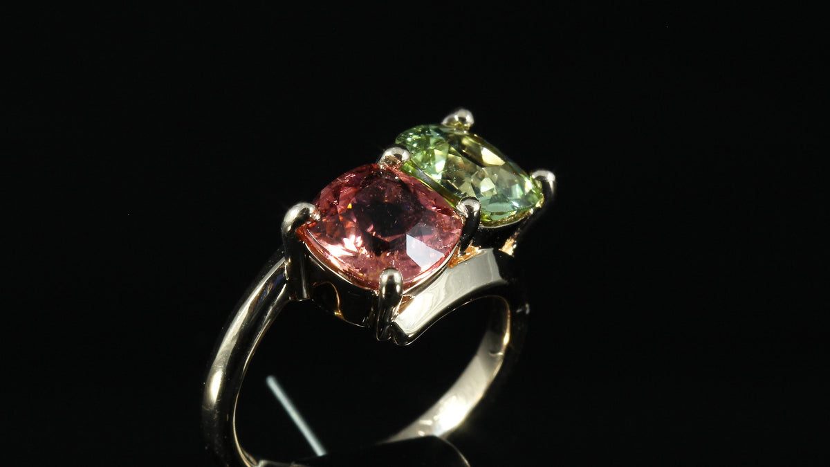 Bague tourmalines