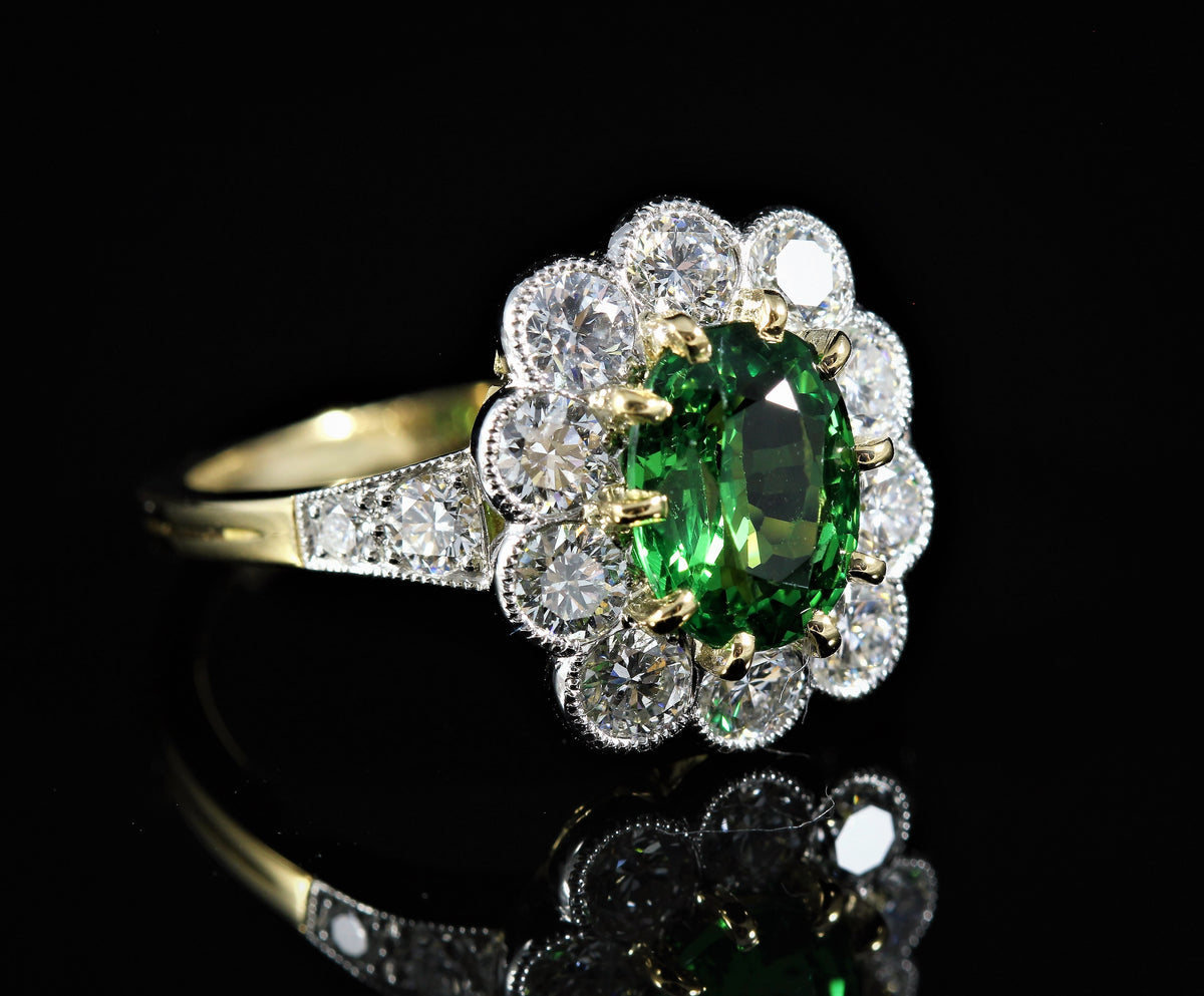 Bague Tsavorite