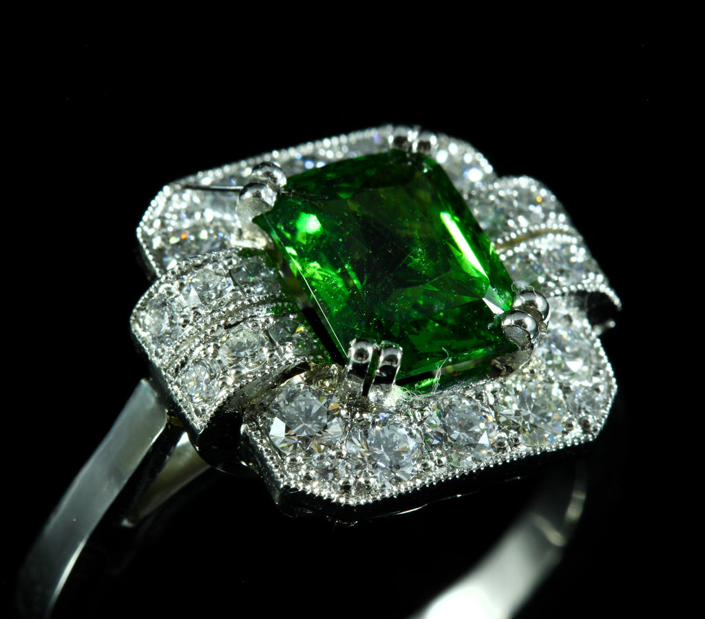 Bague Tsavorite