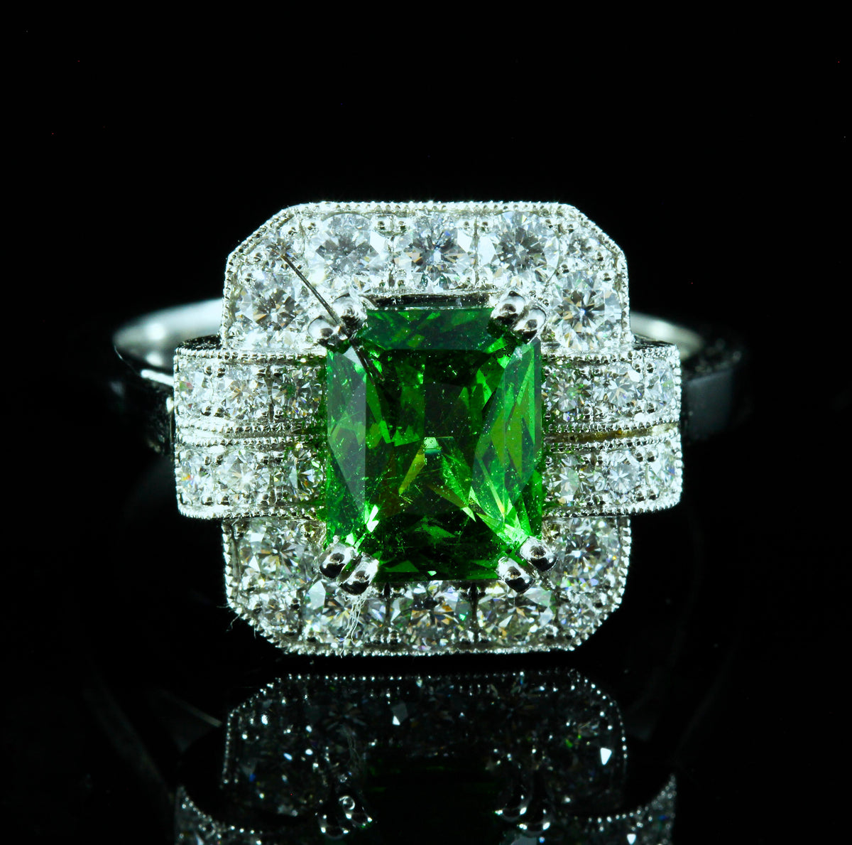 Bague Tsavorite