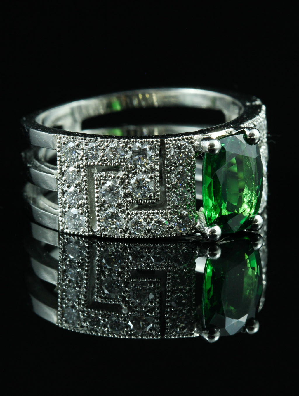 Bague Tsavorite