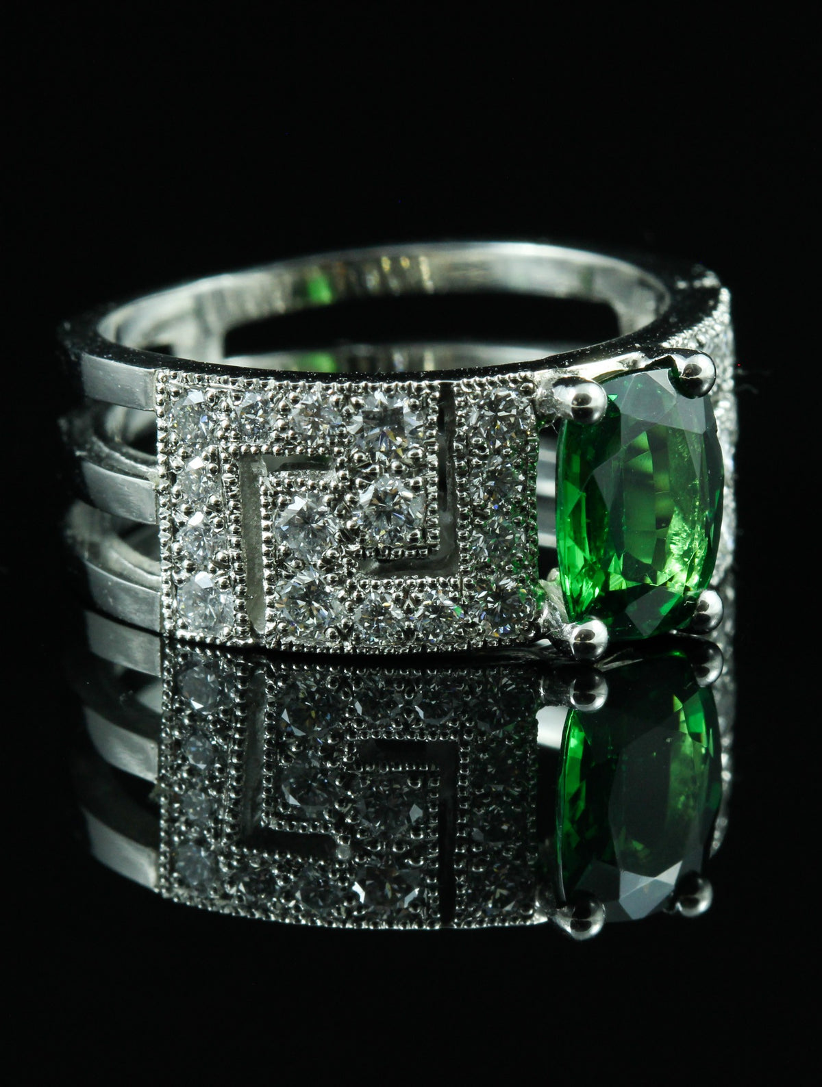 Bague Tsavorite