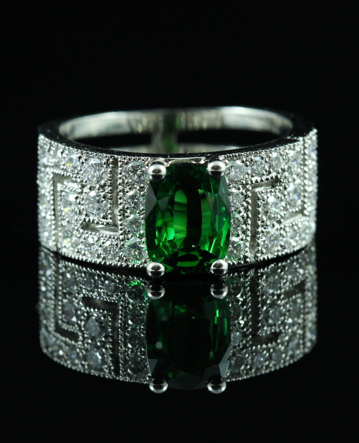 Bague Tsavorite