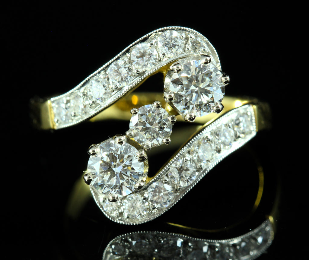 Bague "Vous & Moi" diamants