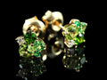 Boucles d'oreilles composition de verts
