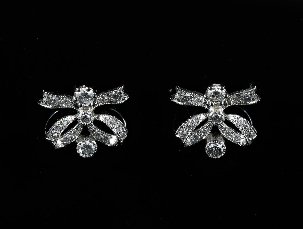 Boucles d'oreilles diamants
