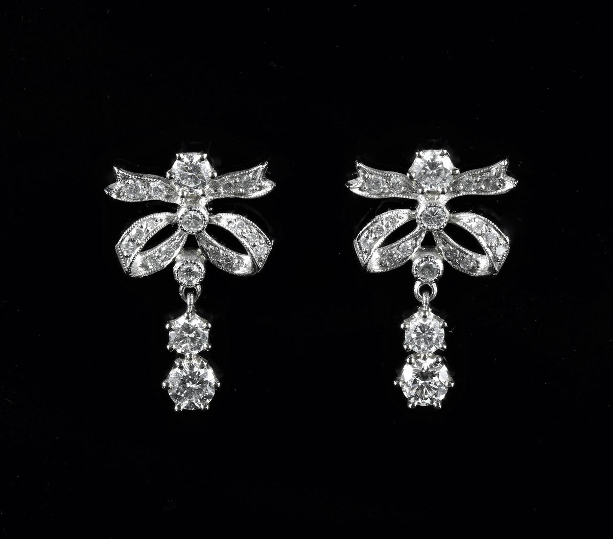 Boucles d'oreilles diamants