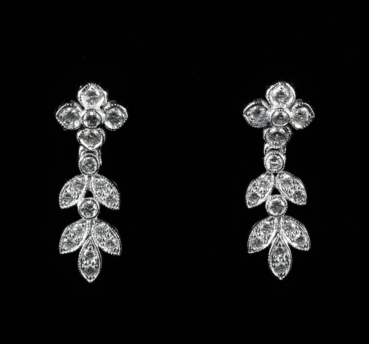 Boucles d'oreilles diamants