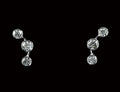 Boucles d'oreilles diamants