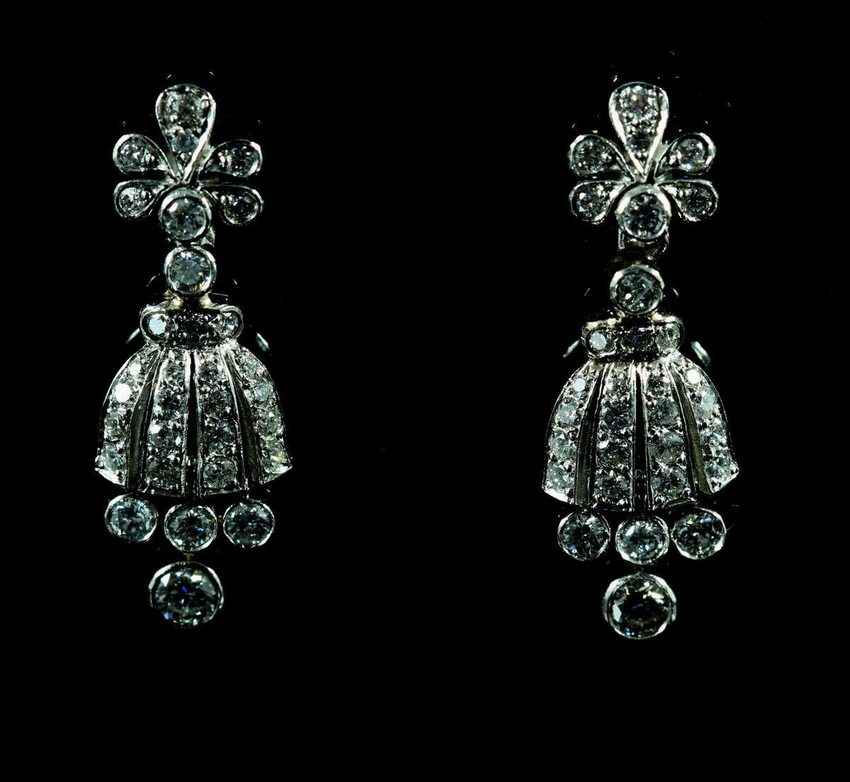 Boucles d'oreilles diamants