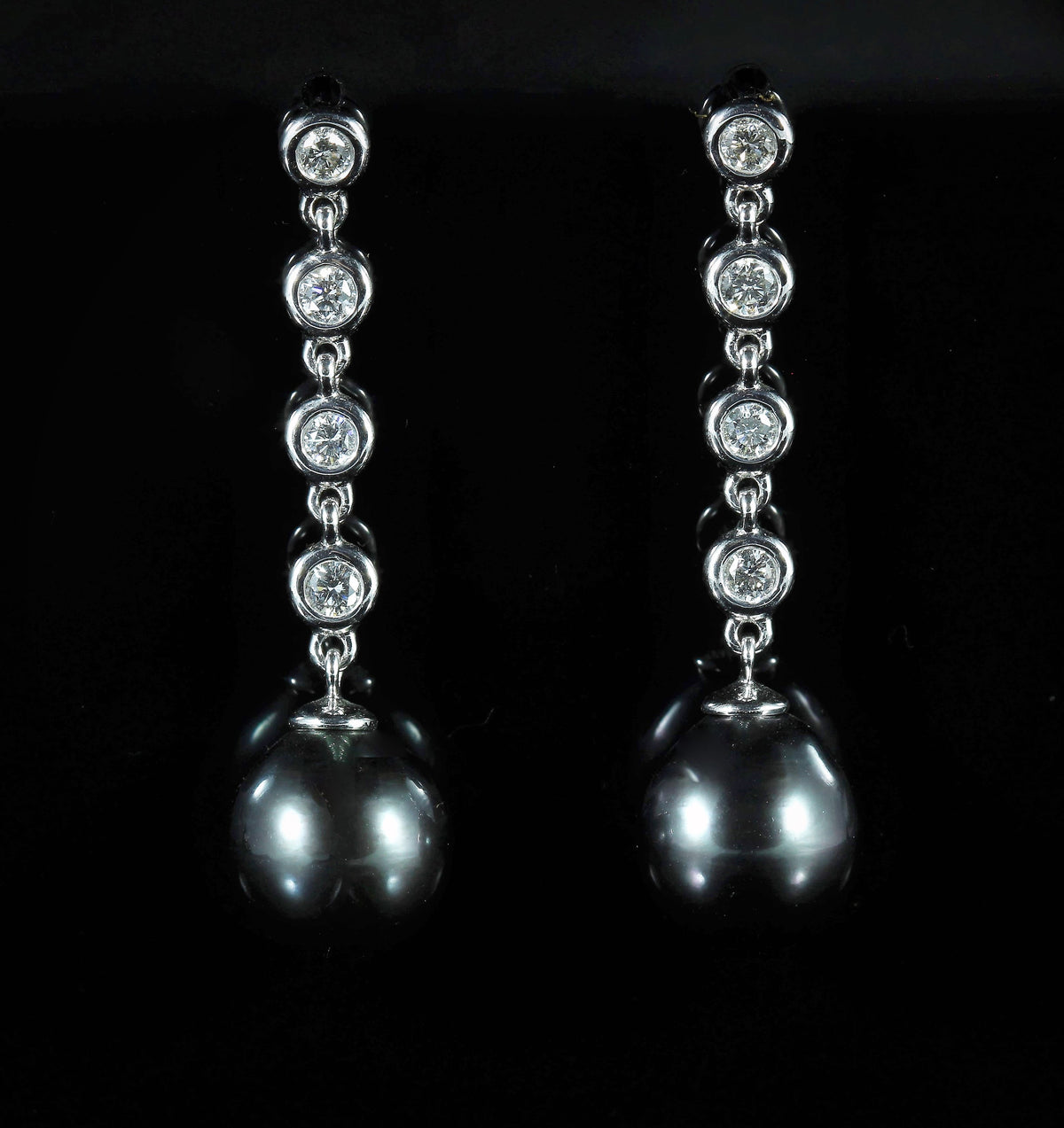 Boucles d'oreilles Perles de Tahiti