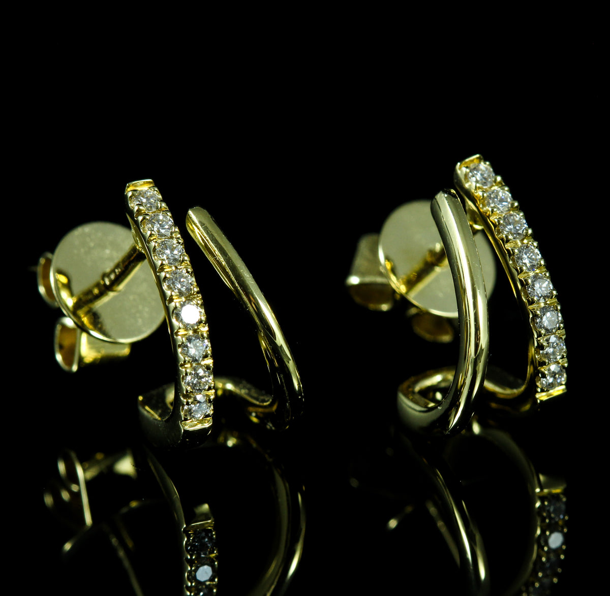 Boucles d’oreilles diamants