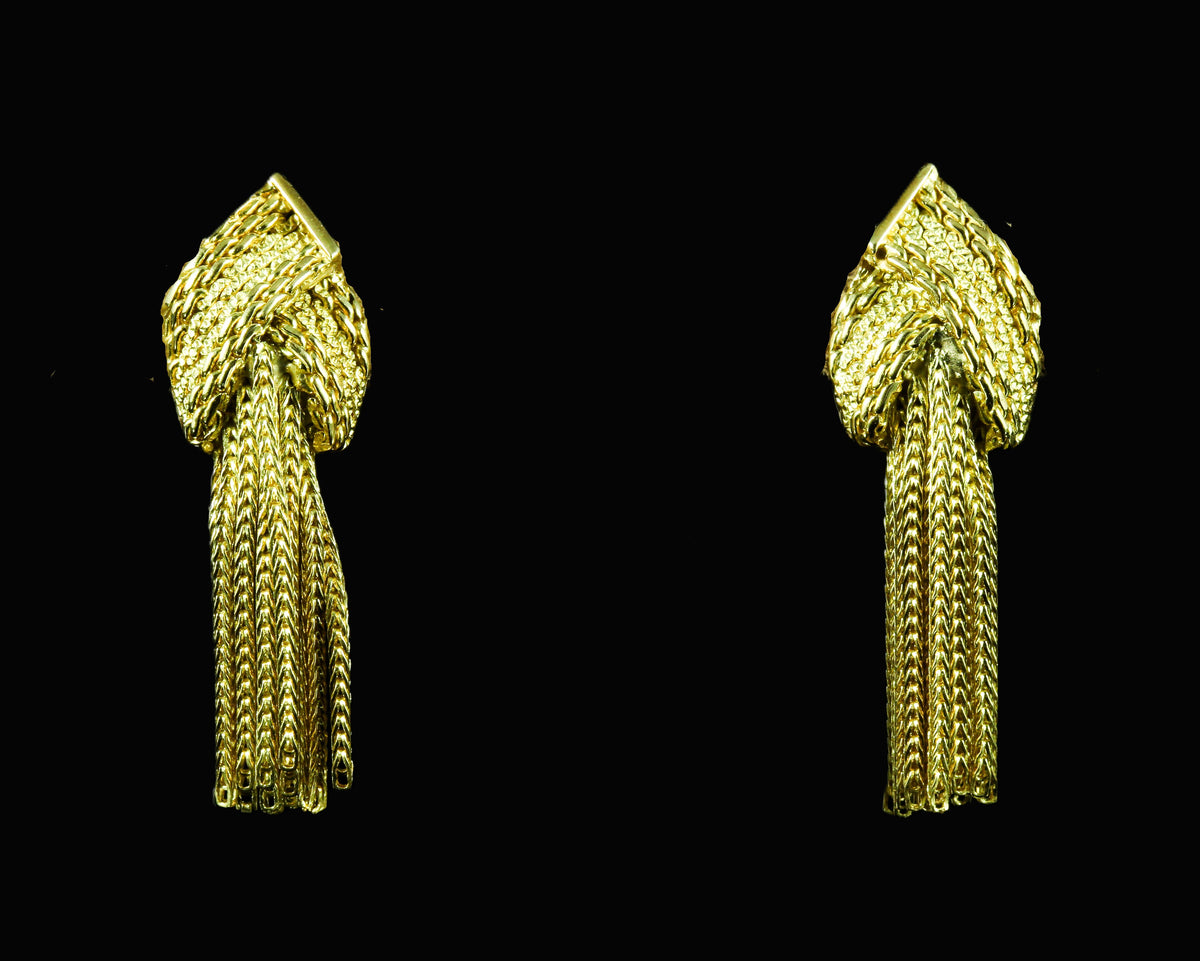 Boucles d’oreilles en or jaune