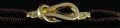 Bracelet lien noeud plat