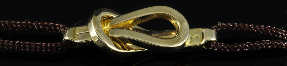 Bracelet lien noeud plat