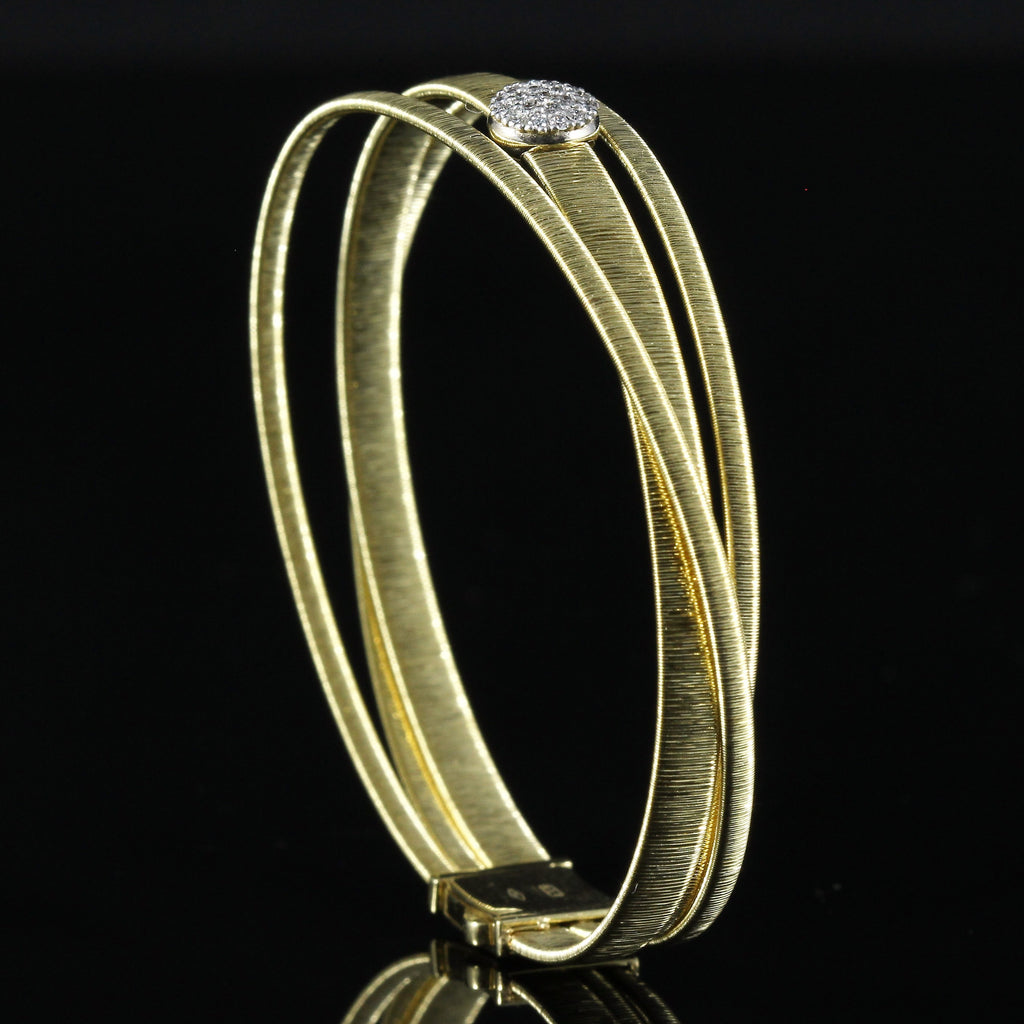 Bracelet or  et diamants