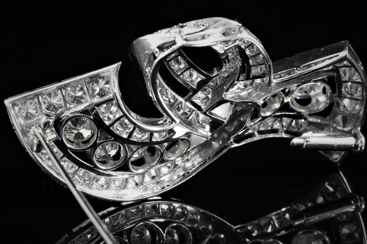 Broche diamants
