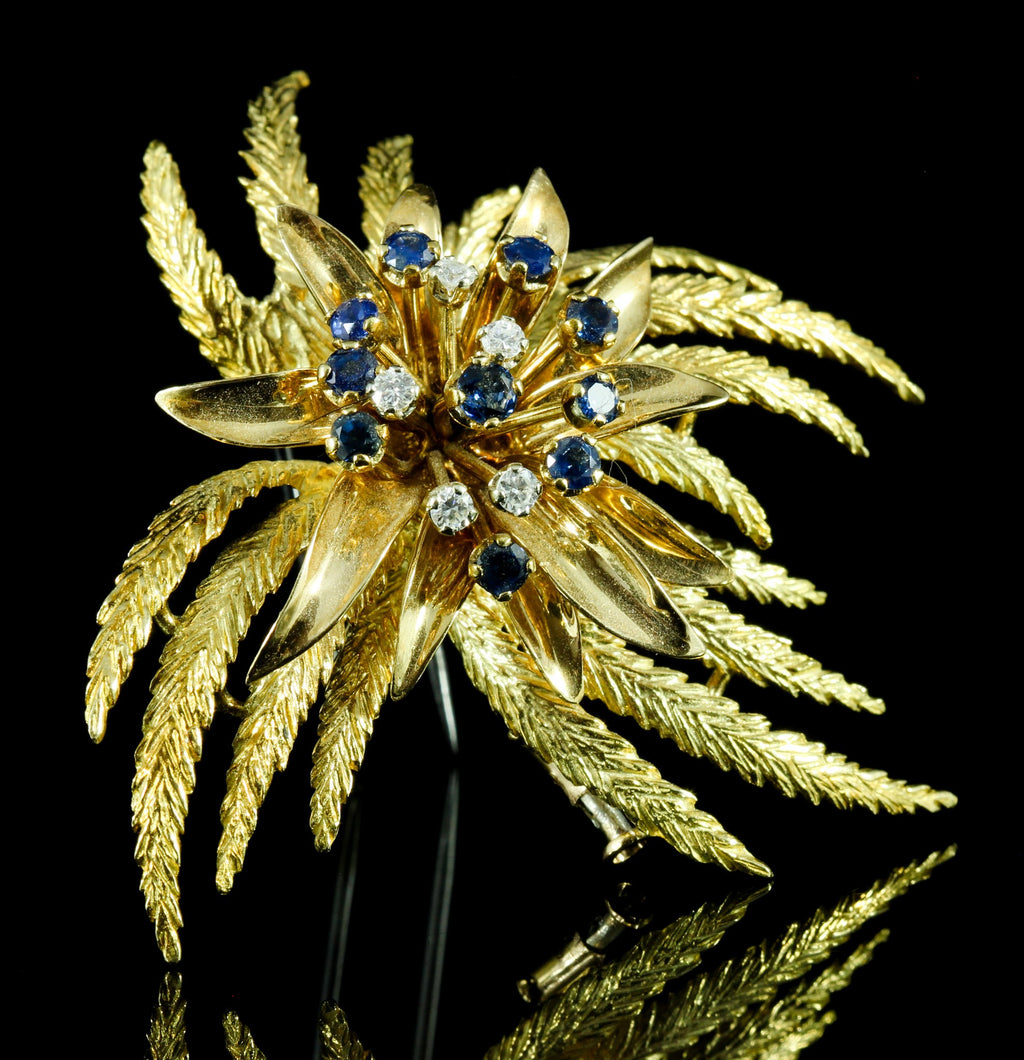 Broche en or jaune