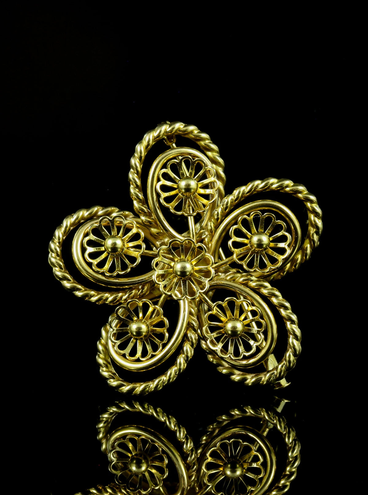 Broche fleur